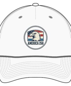 America 250 Eagle Trucker Hat — Patriotic 250th Anniversary Rope Cap